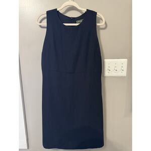 Eddie Bauer Women S10 Little Black Dress Sleeveless Lined Maxi Sheath Split Hem